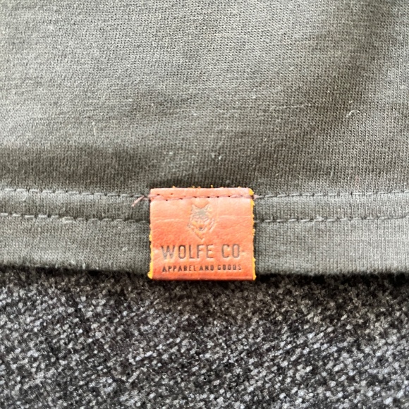 Black High Quality Long Sleeve T Shirt - Made in Canada - wolfecoapparel… - Picture 5 of 5